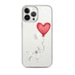 Dog with Balloon White Poodle Clear Case for iPhone®