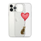 Cat with Balloon Bengal Clear Case for iPhone®