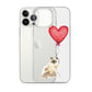 Cat with Balloon Blonde Birman Clear Case for iPhone®