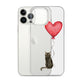 Cat with Balloon Bombay Clear Case for iPhone®