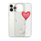 Cat with Balloon Persian Clear Case for iPhone®