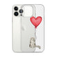 Cat with Balloon Ragamuffin Clear Case for iPhone®