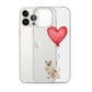 Cat with Balloons Ragdoll Clear Case for iPhone®