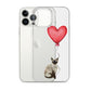 Cat with Balloon Siamese Clear Case for iPhone®