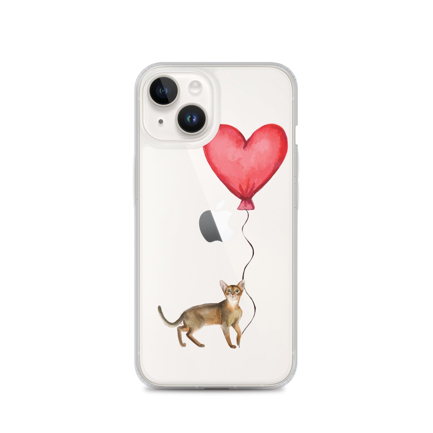 Cat with Balloon Abyssinian Case for iPhone®