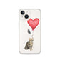 Cat with Balloon Brown Tabby Case for iPhone®