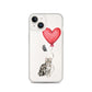 Cat with Balloon Silver Tabby Case for iPhone®