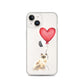 Cat with Balloon Blonde Birman Clear Case for iPhone®