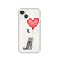 Cat with Balloon British Shorthair Clear Case for iPhone®