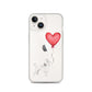 Dog with Balloon White Poodle Clear Case for iPhone®