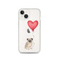 Dog with Balloon Pug Clear Case for iPhone®