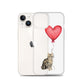 Cat with Balloon Brown Tabby Case for iPhone®