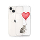 Cat with Balloon Silver Tabby Case for iPhone®