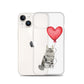 Cat with Balloon Maine Coon Clear Case for iPhone®