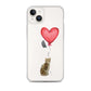 Cat with Balloon Bengal Clear Case for iPhone®