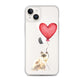 Cat with Balloon Blonde Birman Clear Case for iPhone®