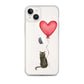 Cat with Balloon Bombay Clear Case for iPhone®