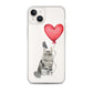 Cat with Balloon Maine Coon Clear Case for iPhone®