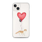 Cat with Balloon Scottish Fold Clear Case for iPhone®