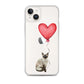 Cat with Balloon Siamese Clear Case for iPhone®