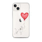 Dog with Balloon White Poodle Clear Case for iPhone®