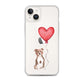 Dog with Balloon Staffie Bulldog Terrier Clear Case for iPhone®