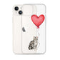 Cat with Balloon Silver Tabby Case for iPhone®