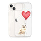 Cat with Balloon Blonde Birman Clear Case for iPhone®