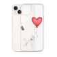 Dog with Balloon White Poodle Clear Case for iPhone®