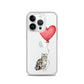 Cat with Balloon Silver Tabby Case for iPhone®