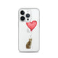 Cat with Balloon Bengal Clear Case for iPhone®