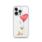 Cat with Balloon Blonde Birman Clear Case for iPhone®