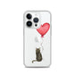 Cat with Balloon Bombay Clear Case for iPhone®