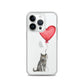 Cat with Balloon British Shorthair Clear Case for iPhone®