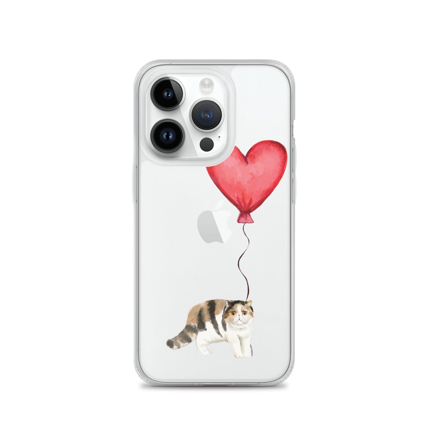 Cat with Balloon Exotic Shorthair Clear Case for iPhone®