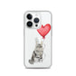 Cat with Balloon Maine Coon Clear Case for iPhone®