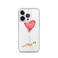 Cat with Balloon Scottish Fold Clear Case for iPhone®