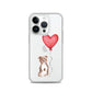 Dog with Balloon Staffie Bulldog Terrier Clear Case for iPhone®