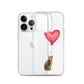 Cat with Balloon Bengal Clear Case for iPhone®