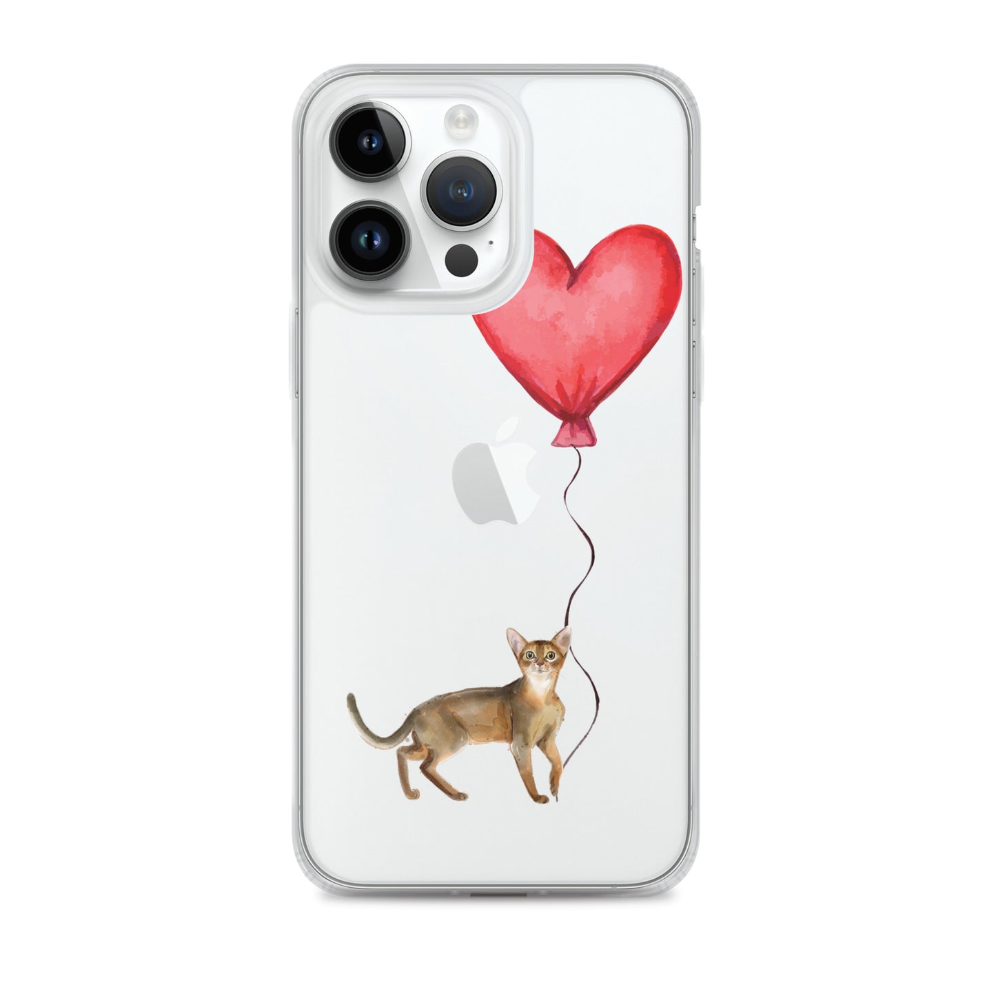 Cat with Balloon Abyssinian Case for iPhone®