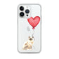 Cat with Balloon Blonde Birman Clear Case for iPhone®