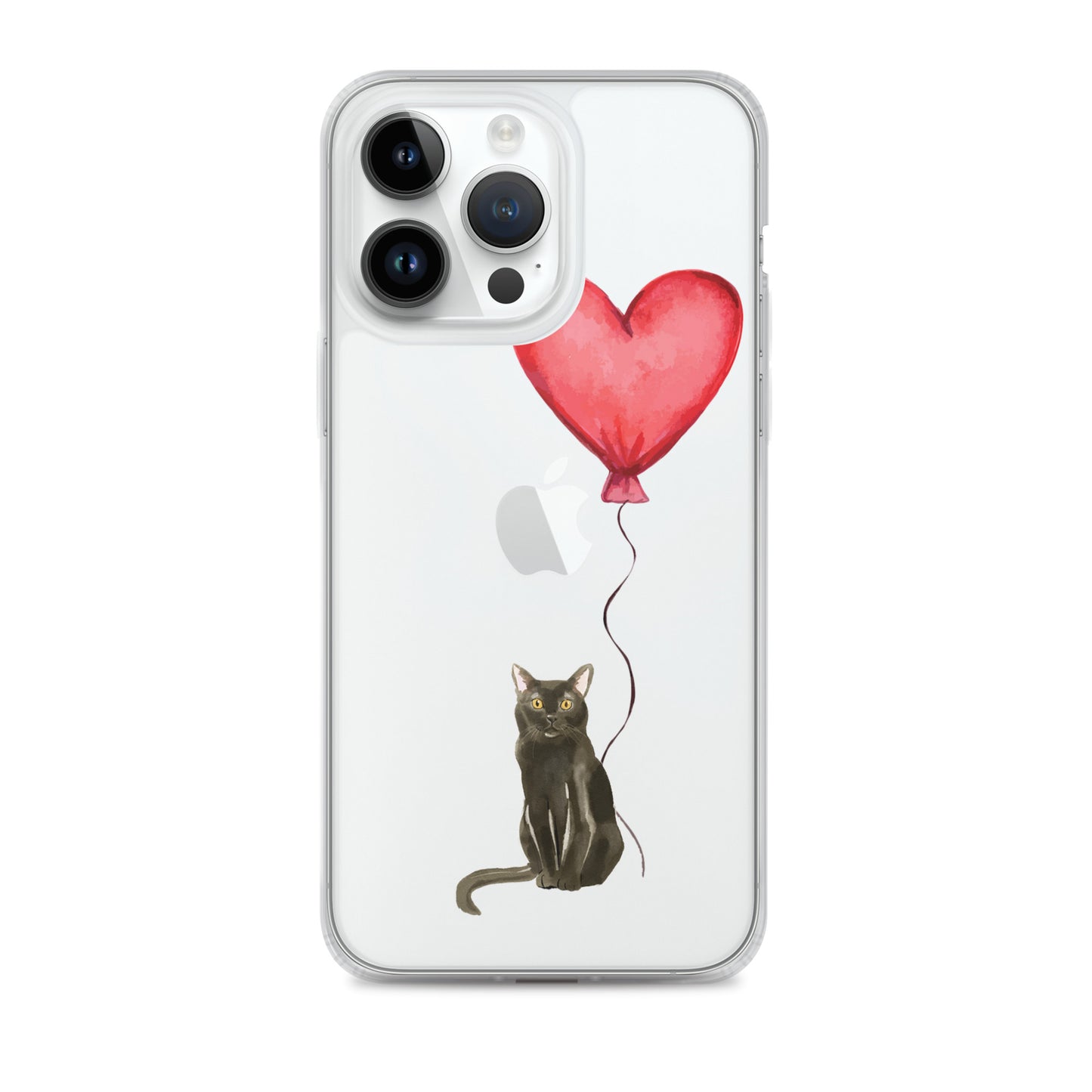 Cat with Balloon Bombay Clear Case for iPhone®