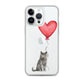 Cat with Balloon British Shorthair Clear Case for iPhone®