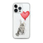 Cat with Balloon Maine Coon Clear Case for iPhone®