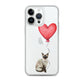 Cat with Balloon Siamese Clear Case for iPhone®