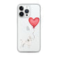 Dog with Balloon White Poodle Clear Case for iPhone®