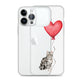 Cat with Balloon Silver Tabby Case for iPhone®