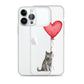 Cat with Balloon British Shorthair Clear Case for iPhone®