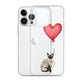 Cat with Balloon Siamese Clear Case for iPhone®