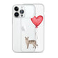 Cat with Balloon Tonkinese Clear Case for iPhone®